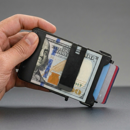 Zeltarium MagVault® Minimalist Wallet - Maximum Capacity. Minimal Footprint.